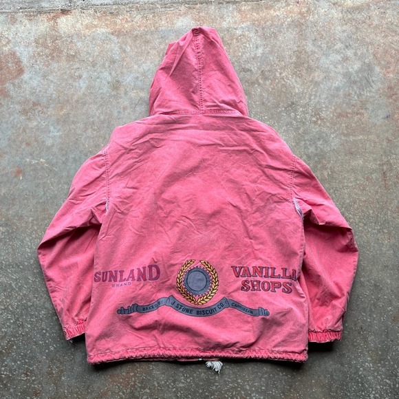 Vintage Jonathan Stone Native Waves Pink Hooded Jacket XL Sunland Vanilla Shops - Picture 6 of 12